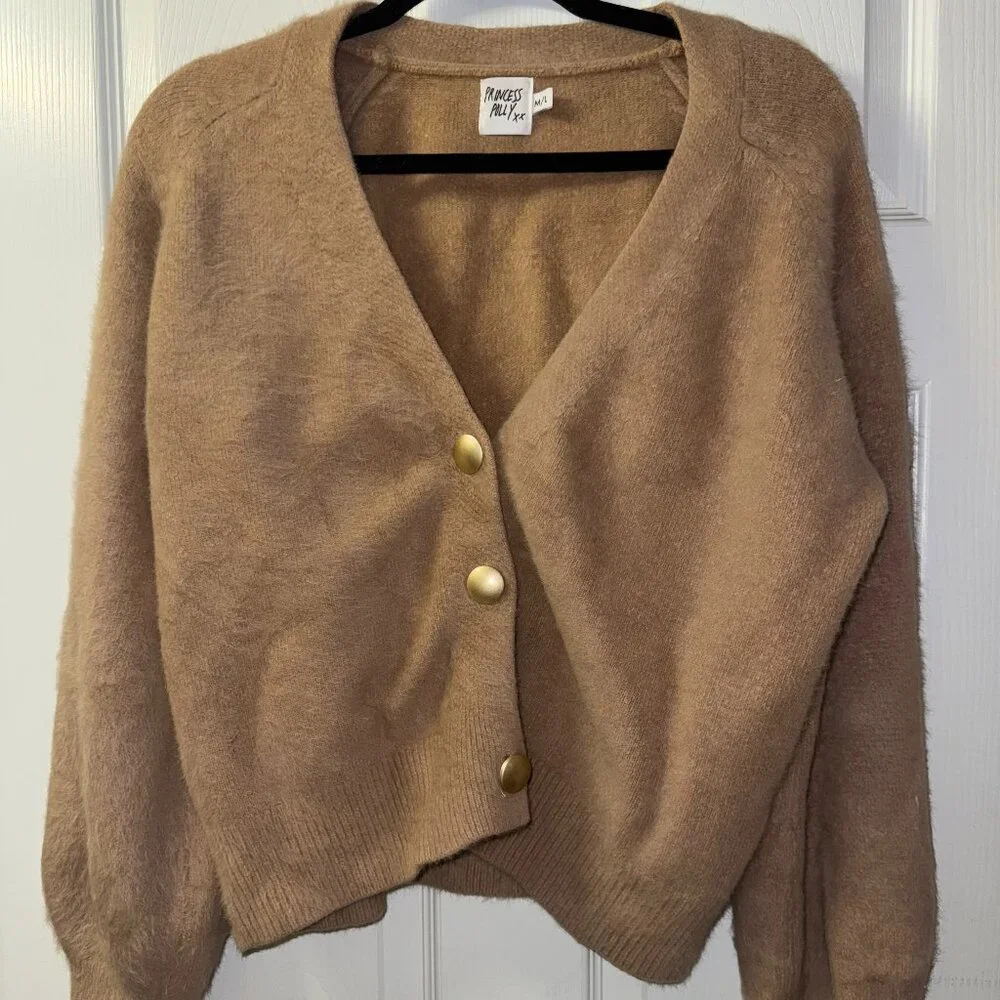 Princess Polly Soft Button Up Cardigan - Picture 1 of 4